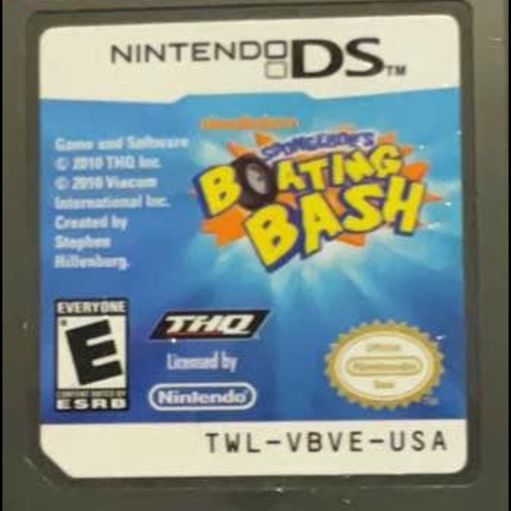 Nintendo DS SpongeBob Boating Bash
